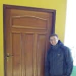 Tür Rahmen aus Lapacho